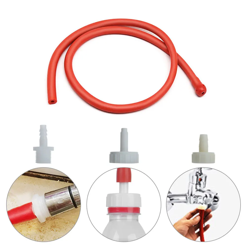 Silicone Bidet Enema Hose System Irrigator Cleaning Shower Douche Anal Bidet Combination Enema Tube Bidet Ducha Anal Douche