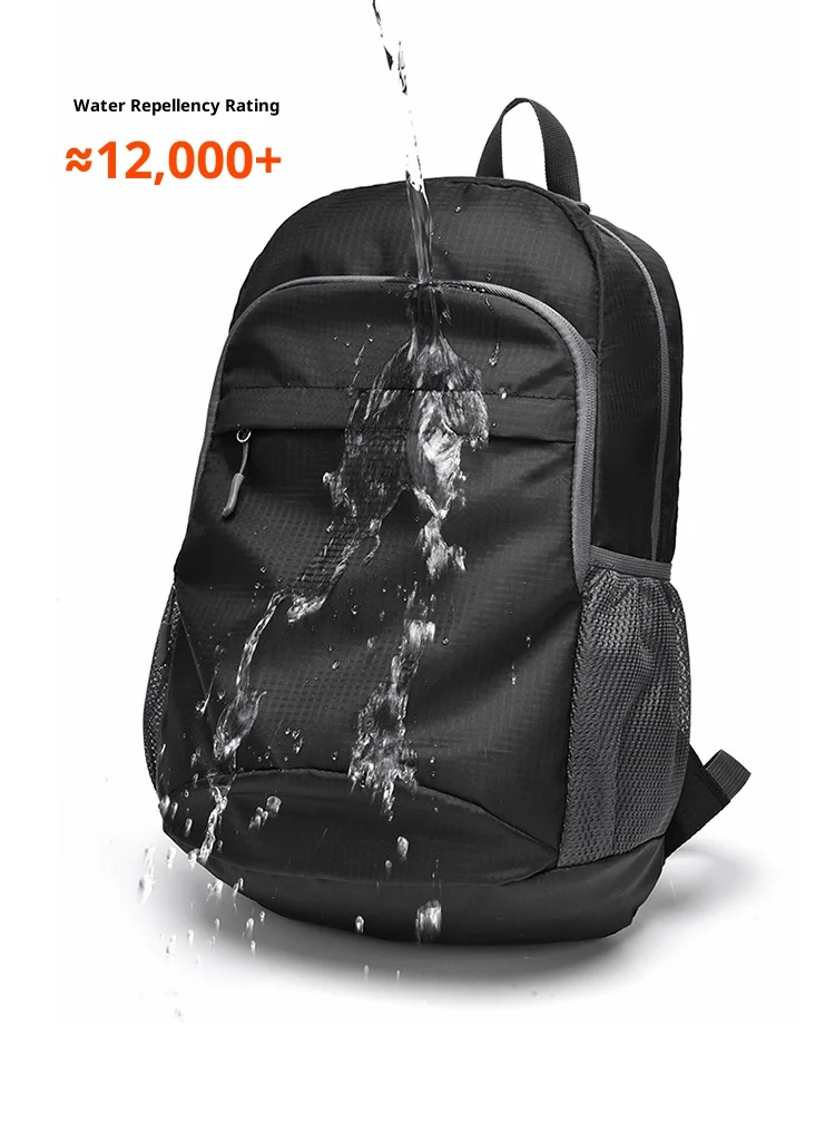 حقيبة ظهر جديدة من النايلون للاستخدام الخارجي، حقيبة ظهر قابلة للطي، سعة كبيرة للرجال والنساء، حقيبة تسلق الجبال خفيفة الوزن للسفر