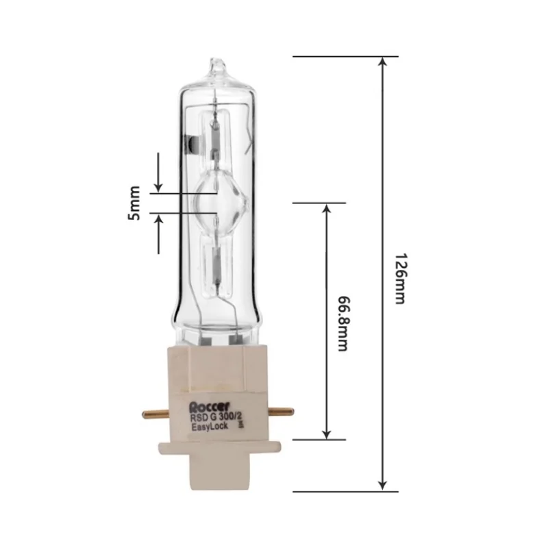 MSR Gold 300/2 MiniFastFit 300w لمبة إضاءة سريعة التركيب لشعاع الكمبيوتر #3