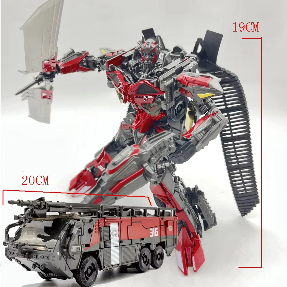 Transformation Toys Sentinel Prime TW1024 BAIWEI Fire Engine SS61 Truck Action Figure Model Deformation Robot Gift - view 2