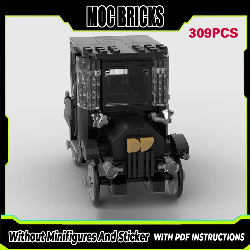 

Конструктор MOC: Модель городского электромобиля, американский электромобиль, модульная технология, подарки, праздничный набор для сборки, детские игрушки