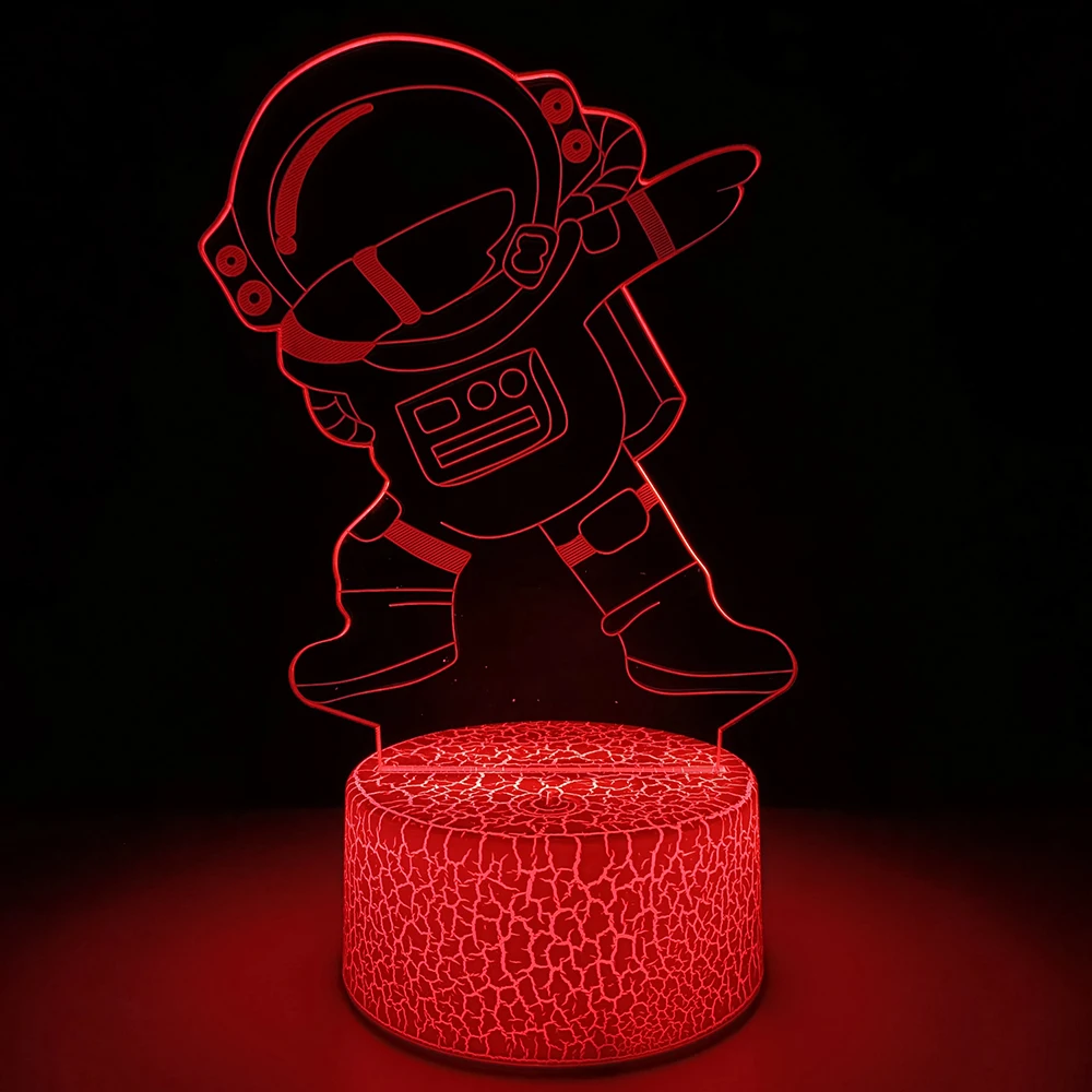 

3D Astronaut lights Optical Illusion Projectors Lamp Universe Space Galaxy Night Lamp Bedroom Decor LED Night Light Kids Gifts