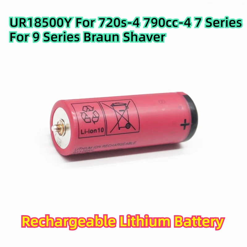 Rechargeable Lithium Battery for 720s-4 790cc-4 7 Series 9 Series UR18500Y Braun Shaver