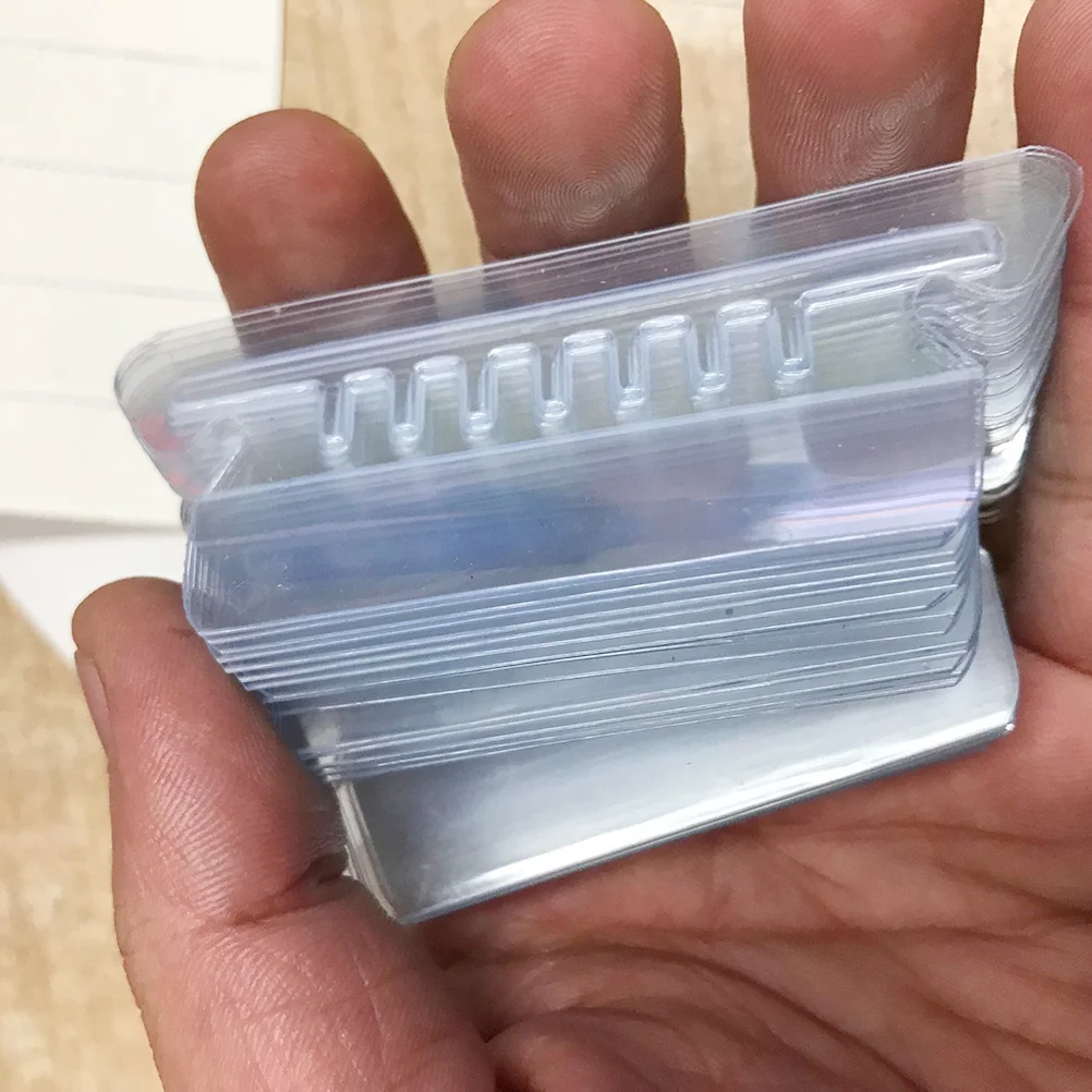 

200pcs Plastic Tags Hanging Folder Bright Color For Home Office Wide Opening Documents Organizer Storage Folder Plastic