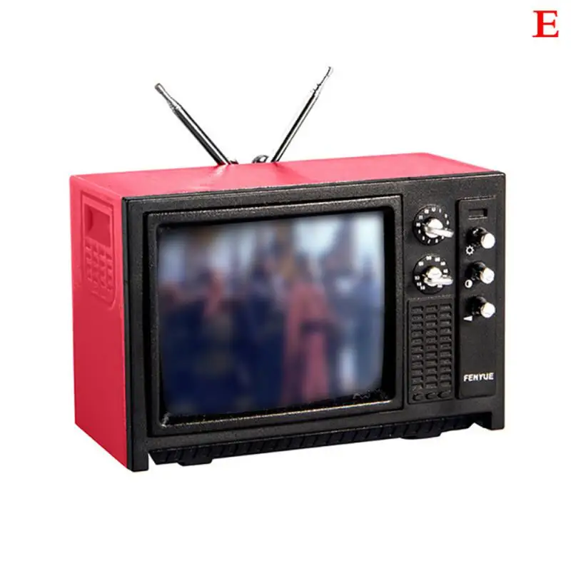 Tv Dollhouse Accessories Multiple Choices Dollhouse Accessories Small Volume Mini Toy Tv Scene Model Striking Dollhouse Scene