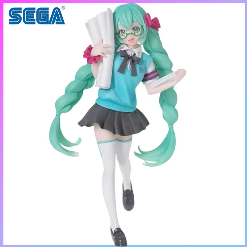 sega-在庫あり-純正オリジナル-ボーカロイド-歌手-ルミナスタ-初音ミク-16周年記念-18cm-アニメモデル-コレクション-フィギュア