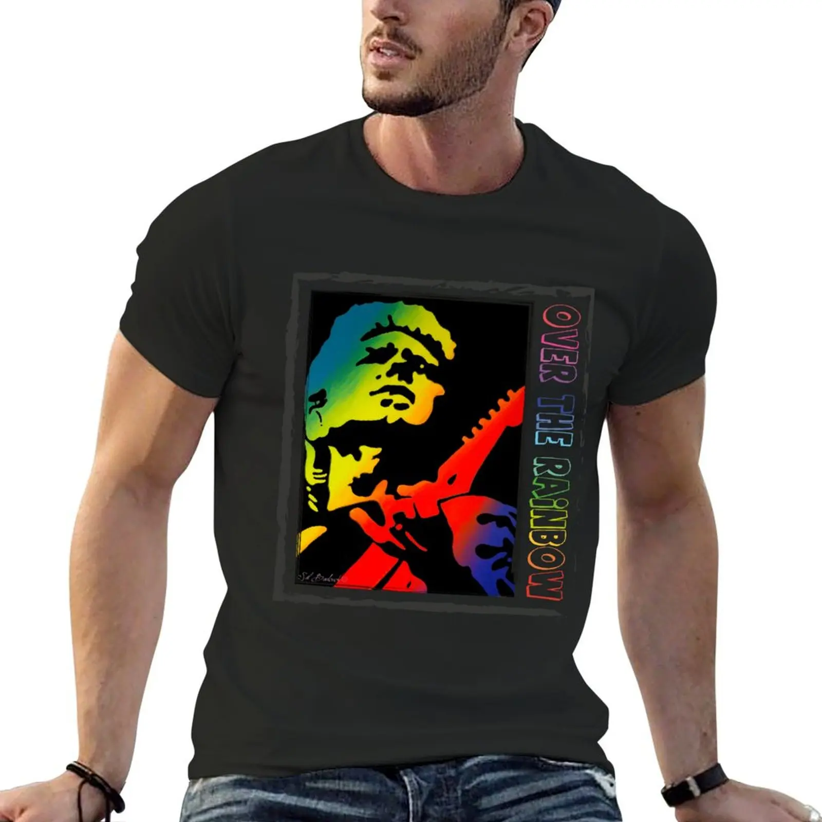 Over The Rainbow - Billy Thorpe T-Shirt boys animal print vintage man clothes graphic tshirt men