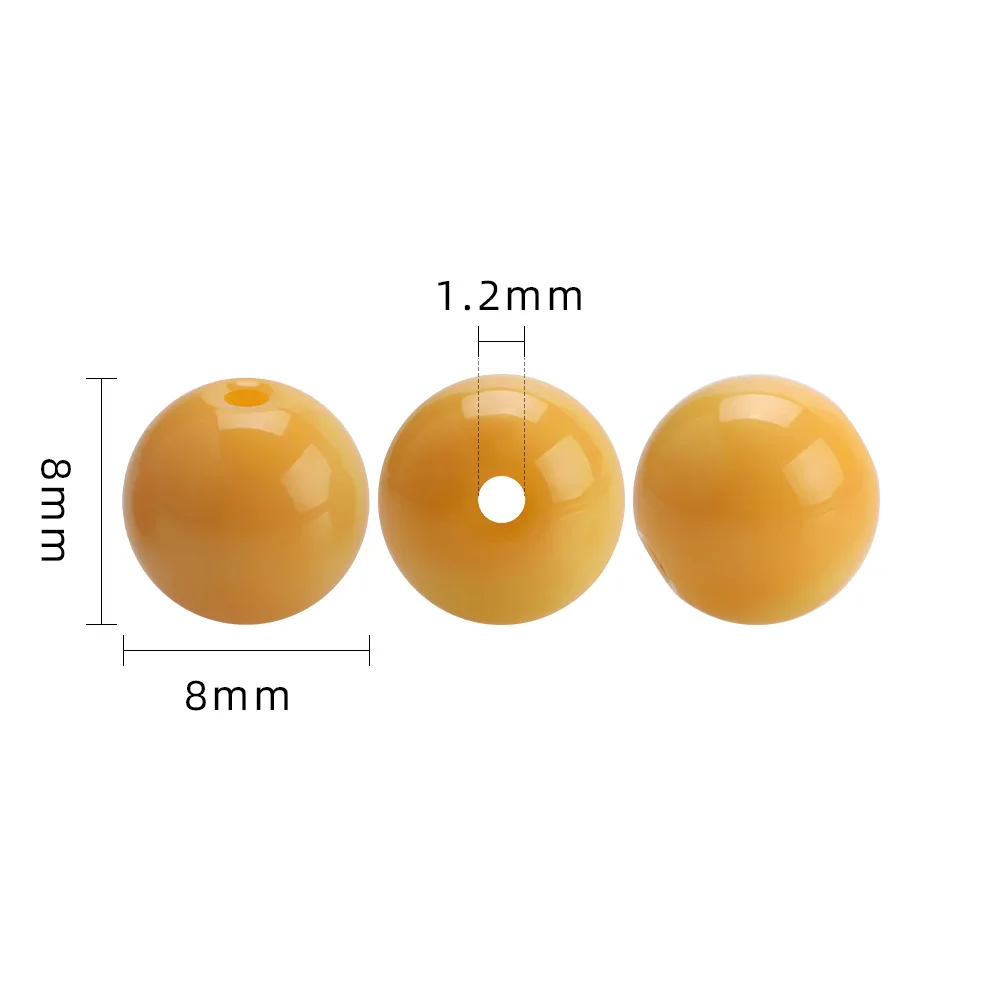 매끄러운 표면의 8mm 광택 크리스탈 유리 루즈 스페이서 비즈 도매 90개/세트, 쥬얼리 제작 DIY 공예 재료