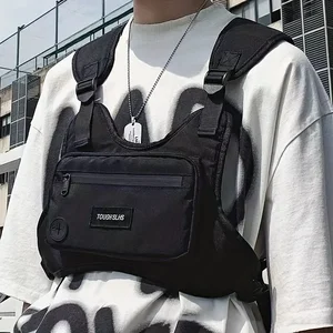 Breast Bag Hip Hop Streetwear Waist Bag Great capacity Casual Sports Tactical Collect Bags for Man 8 Main Sales Tactical Bag - №7