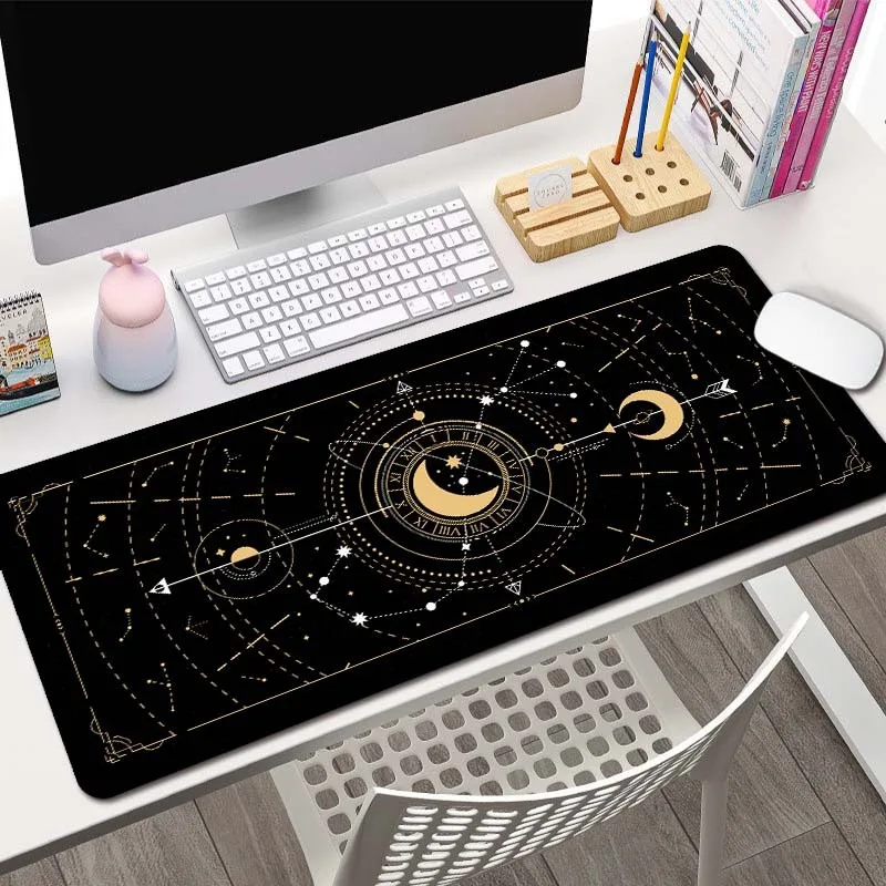 

Cartoon Moon Star Mouse Pad Magic Large Anti Slip Keyboard Mouse Mat Girly Cute Carpets Convenient Office Accessories