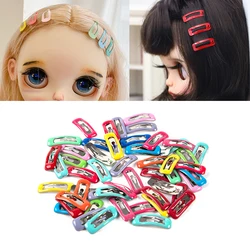 10Pcs/set Coloful Handmade Doll Accessories 1/6 1/12 Doll Clips Mini 2cm Hairpins DIY Dolls Fashion Accessories