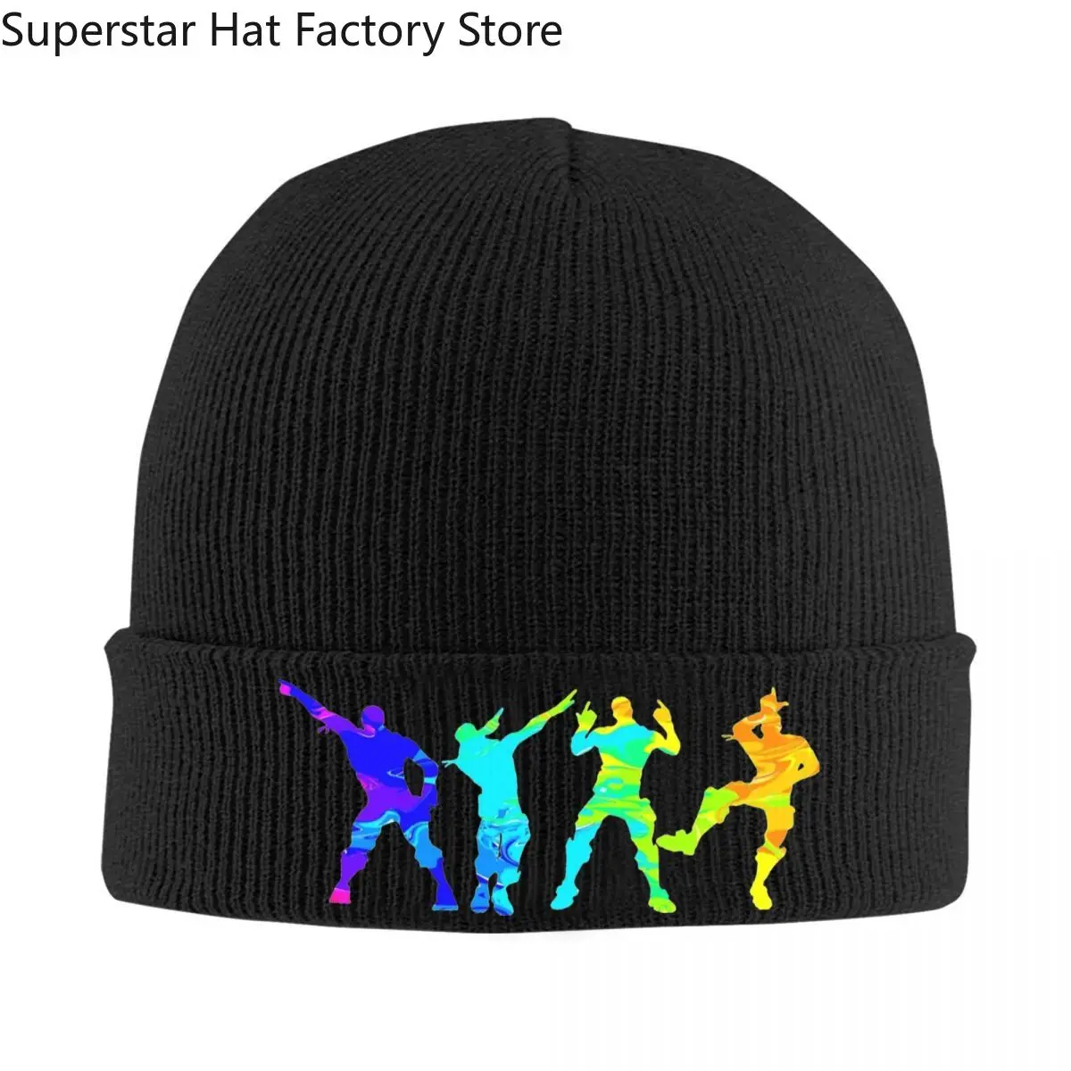 

Fortnited Battle Royale Dance Of Victory Bonnet Hat Beanie Hats Knit Hat Autumn Winter Casual Men Women Unisex Gym Head Wrap Cap