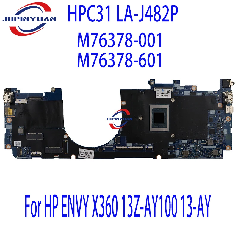 

Материнская плата для ноутбука HP ENVY X360 13Z-AY100 13-AY M76378-001 UMA Ryzen7 5800U 16 Гб HPC31 M76378-601 100% рабочий