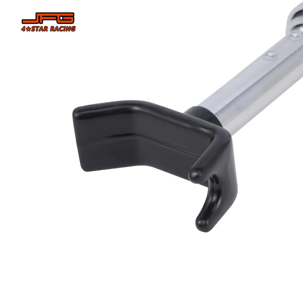 عجلة حامل رفع الدراجات النارية ركلة Paddock حامل أداة عالمية لدعم الجبهة الخلفية أدوات إصلاح الإطارات القابلة للطي الترابية E-Bike