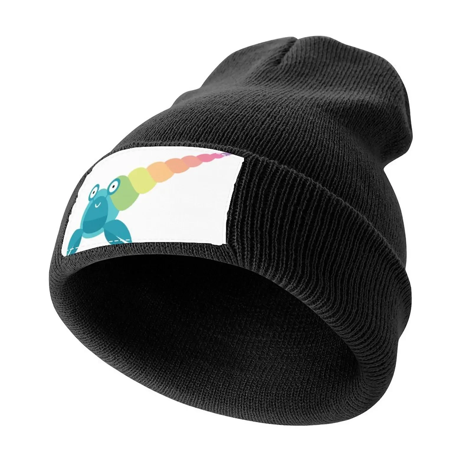 

Rainbow hermit crab Knitted Cap Wild Ball Hat New In Hat Hip Hop foam party Hat Hats Man Women's