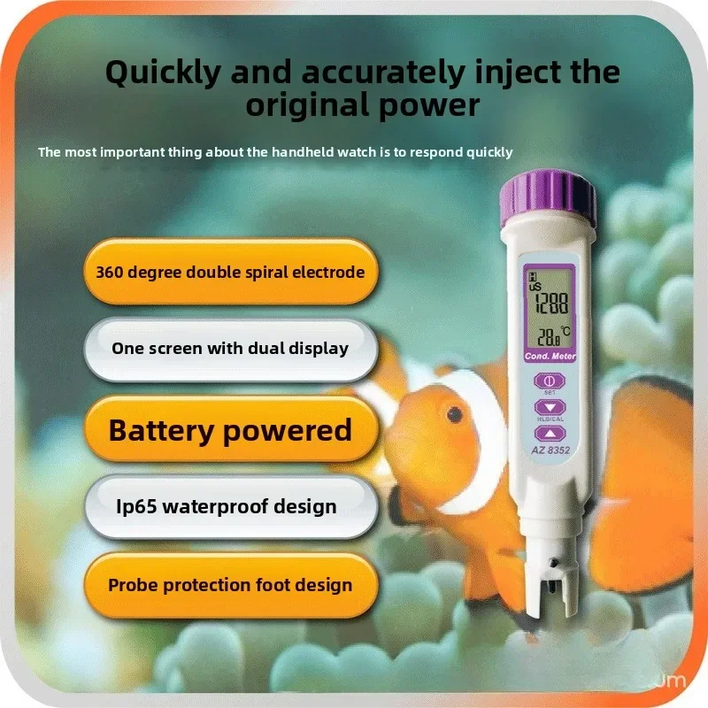 

AZ8352 тестер проводимости ручки AZ-8352 тестер проводимости EC-метр ручка обнаружения ИНСТРУМЕНТ