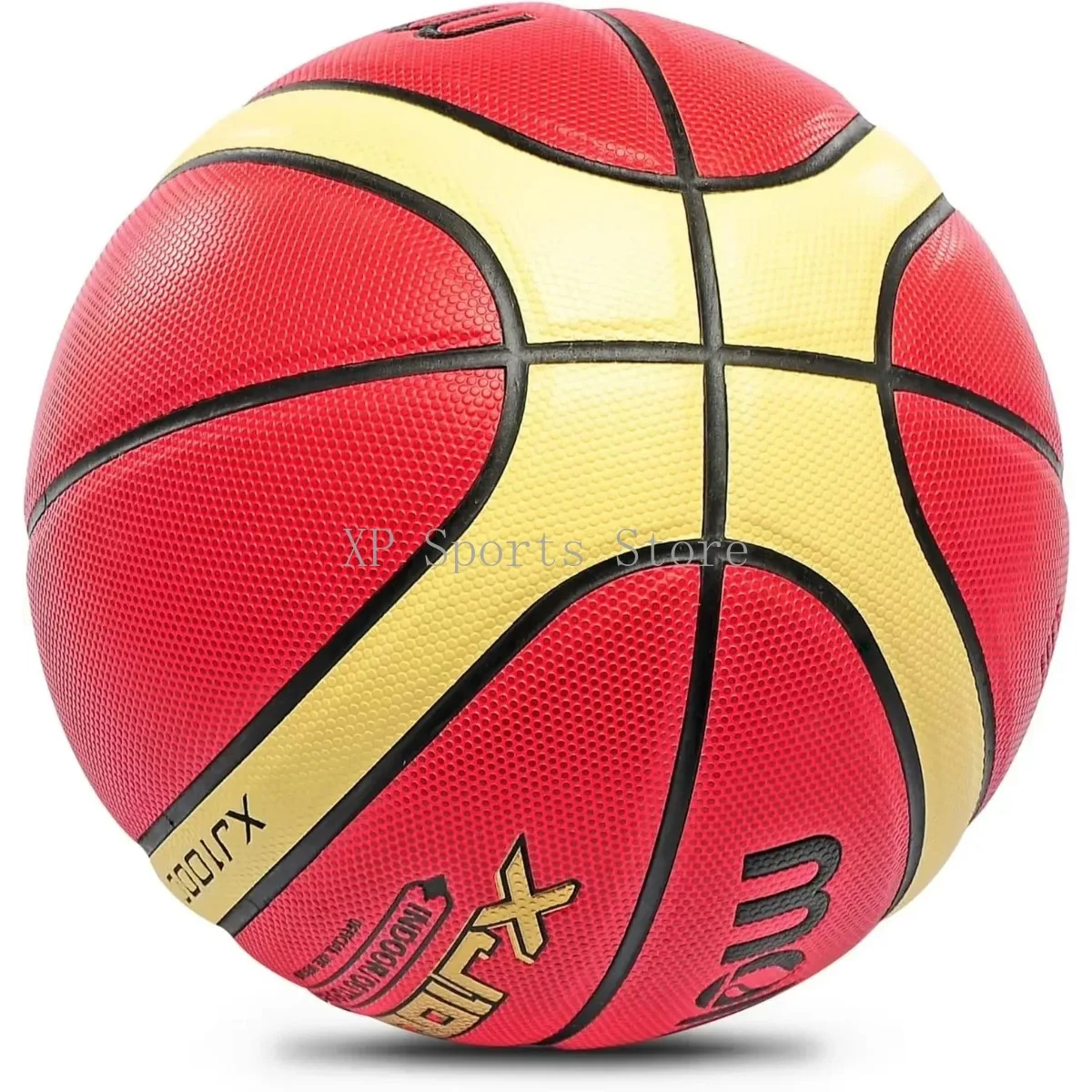 كرة سلة مولتن XJ1000 مقاس 7 مقاومة للاهتراء من جلد البولي يوريثان، كرة تدريب داخلية/خارجية