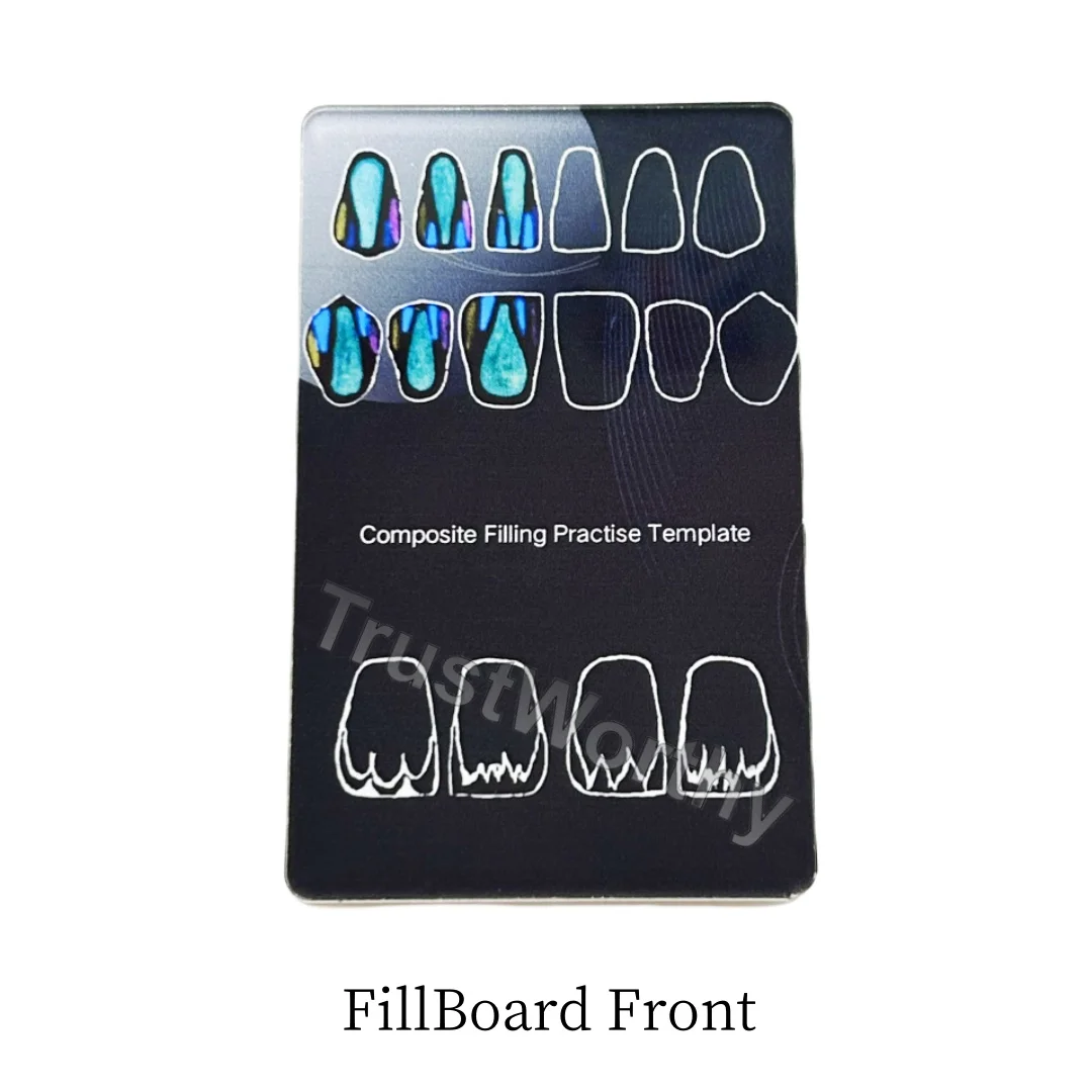 

Front Dental Composite Resin Filling Practise Template Teeth Morphology Board Anatomical Model Study Board