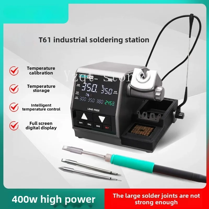 

temperature digital display electric soldering iron mobile phone maintenance and welding 400W high-power industrial table