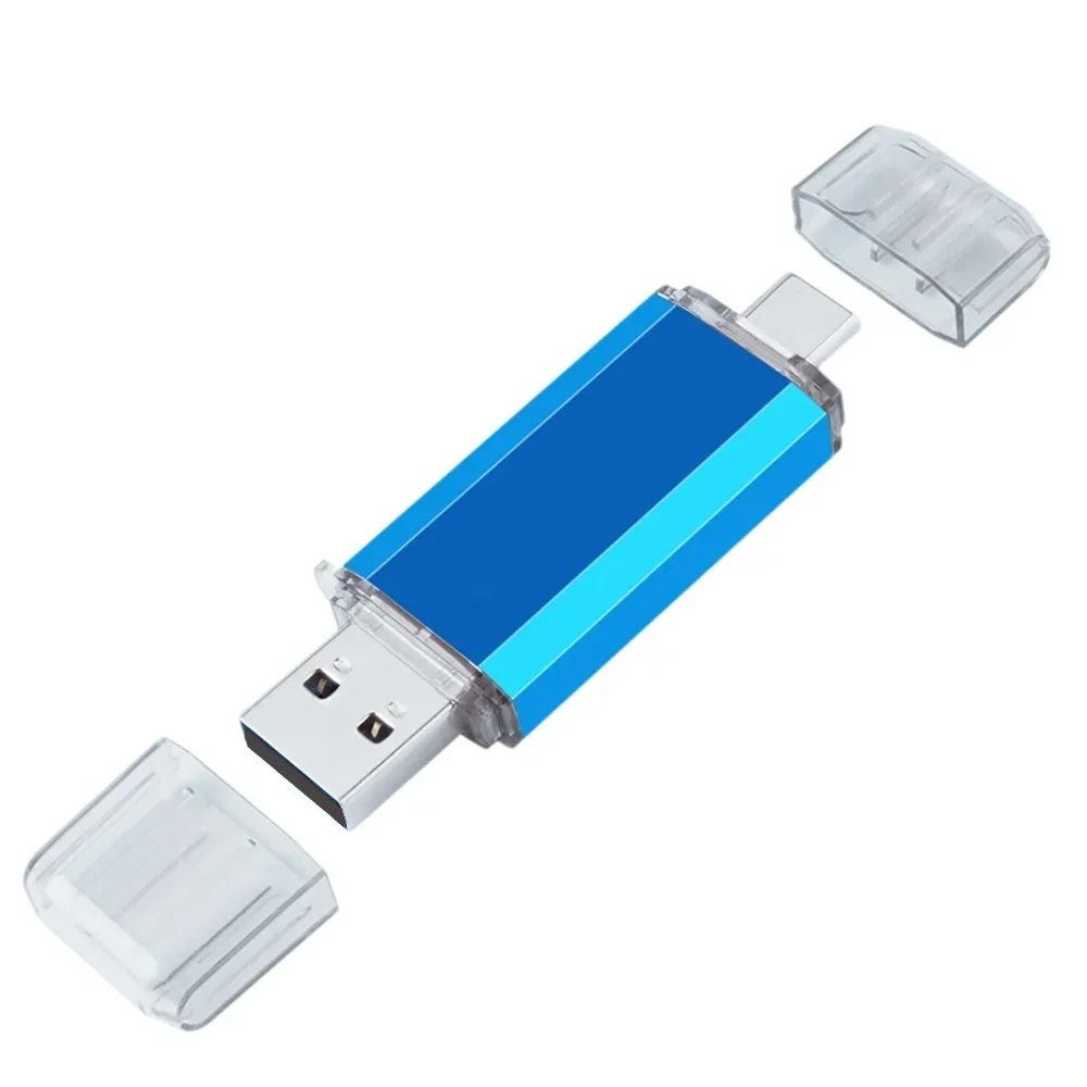 Large Capacity Type-C 2 in 1 OTG 128GB 64GB Pendrive High Speed USB Flash Drive OTG Pen Drive 64GB 128GB USB Flash Drive Gift