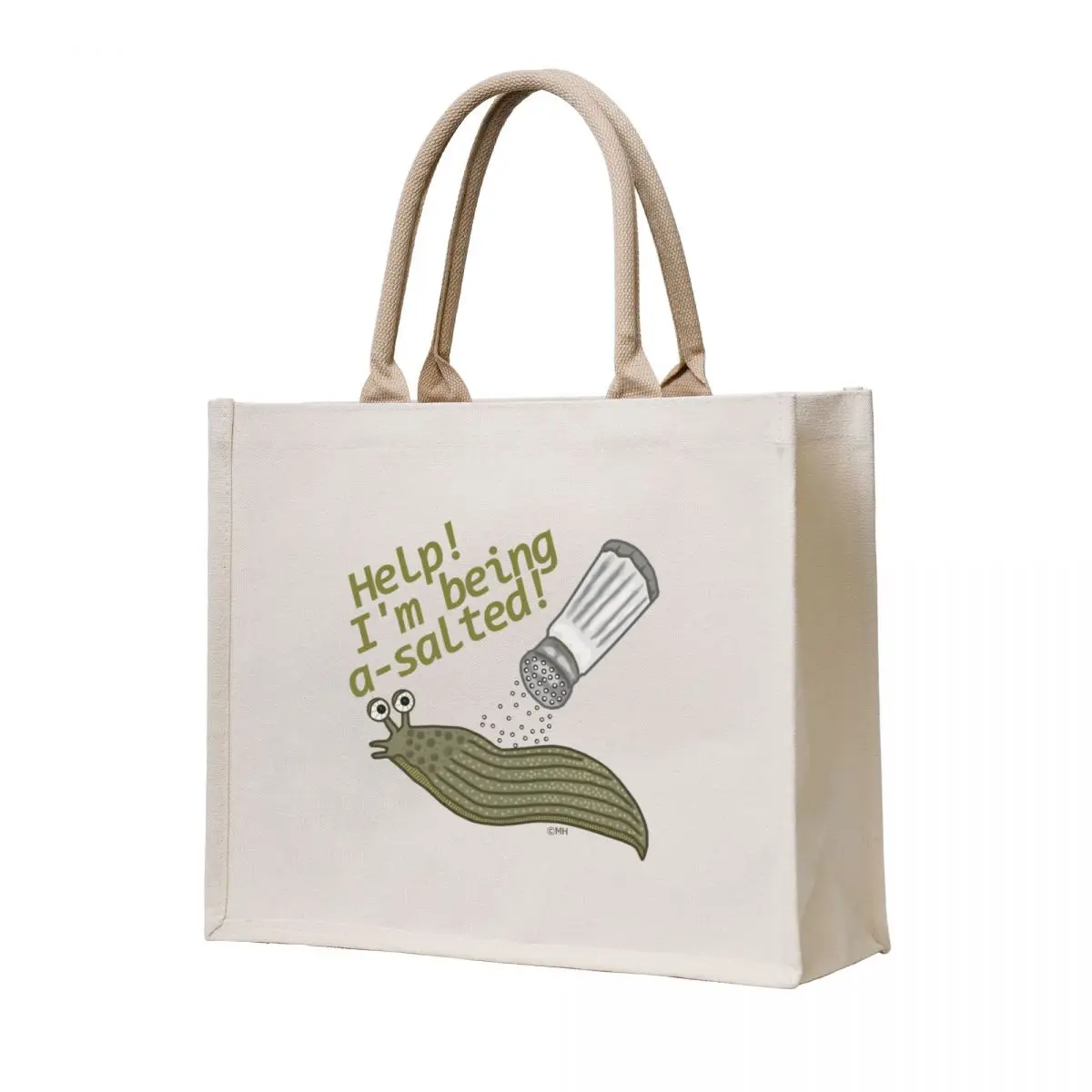 A Salted Slug Pun Funny Tote Bag Handbags women Shopper bag handbag bags for women