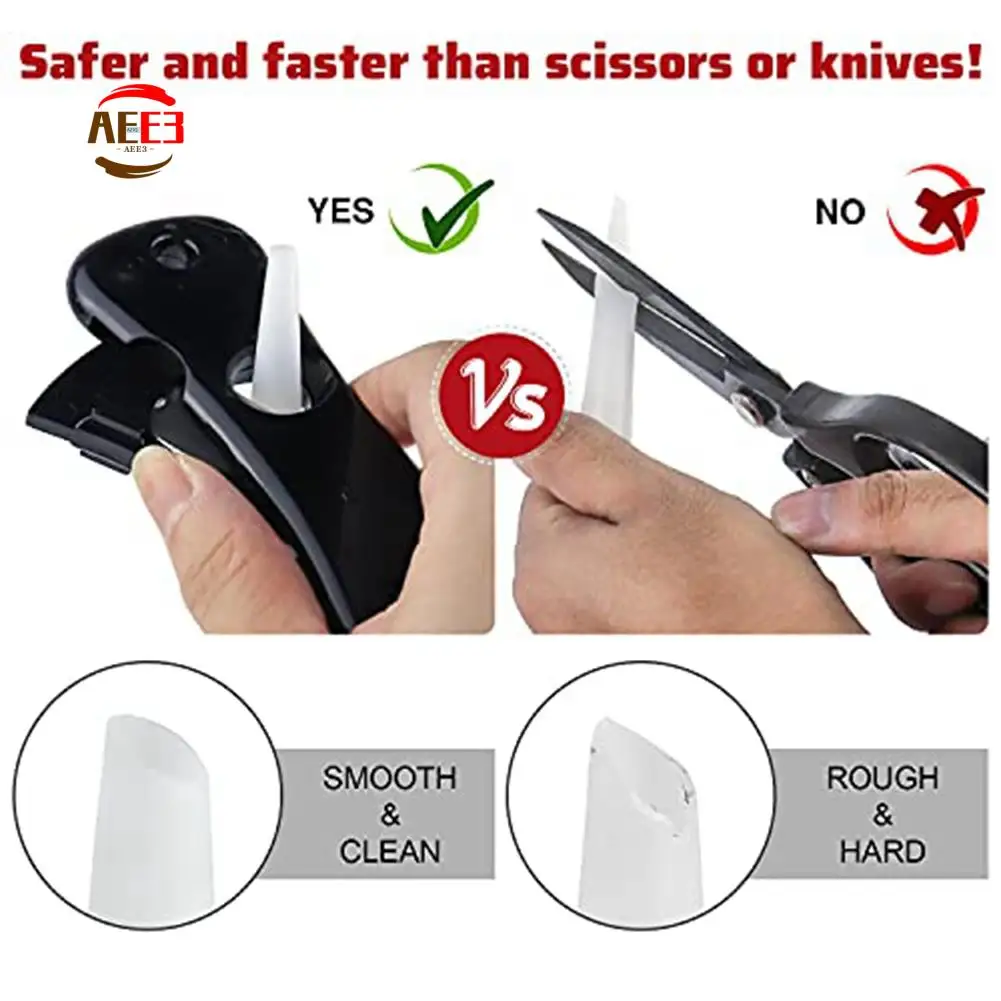 AEE3-Caulking Tool Kit Sealant Nozzle,16PCS Silicone Tool Set Silicone Cartridge Tip Cutter Nozzle Needle Brush And Caulk Cap