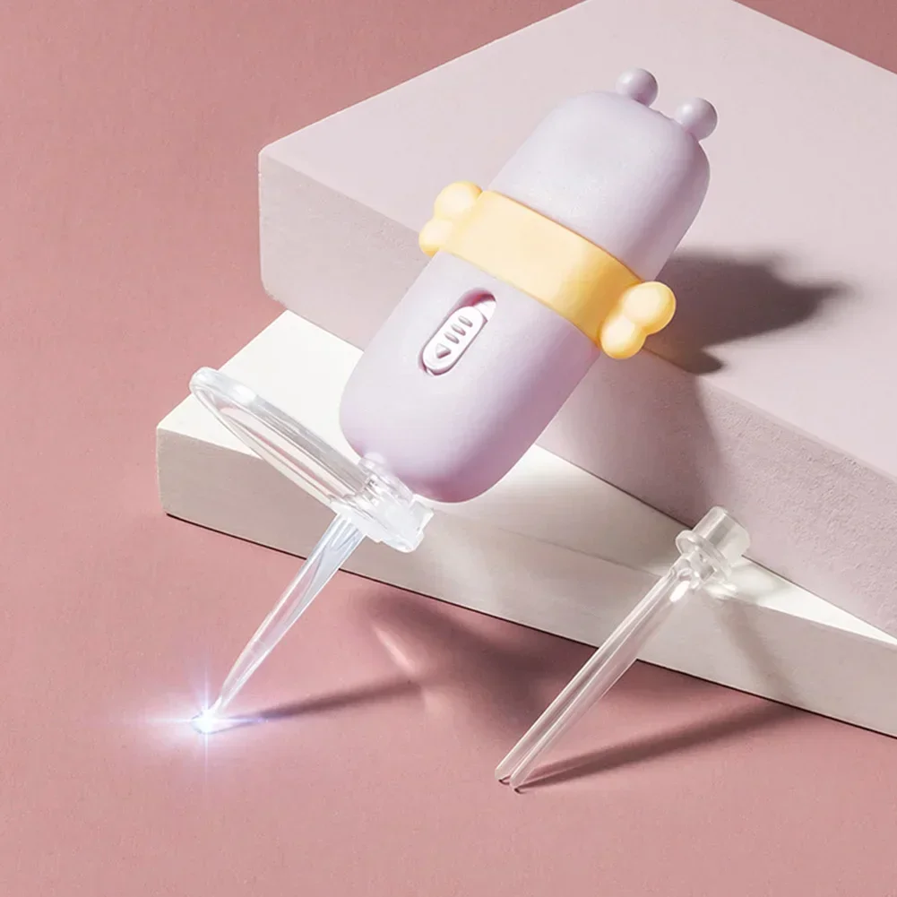 

Фонарик, светодиодный светильник, подвижное увеличительное стекло, мини-краб, в форме пчелы, мягкая ложка для ушей, щипцы, инструмент для чистки ушей для ребенка