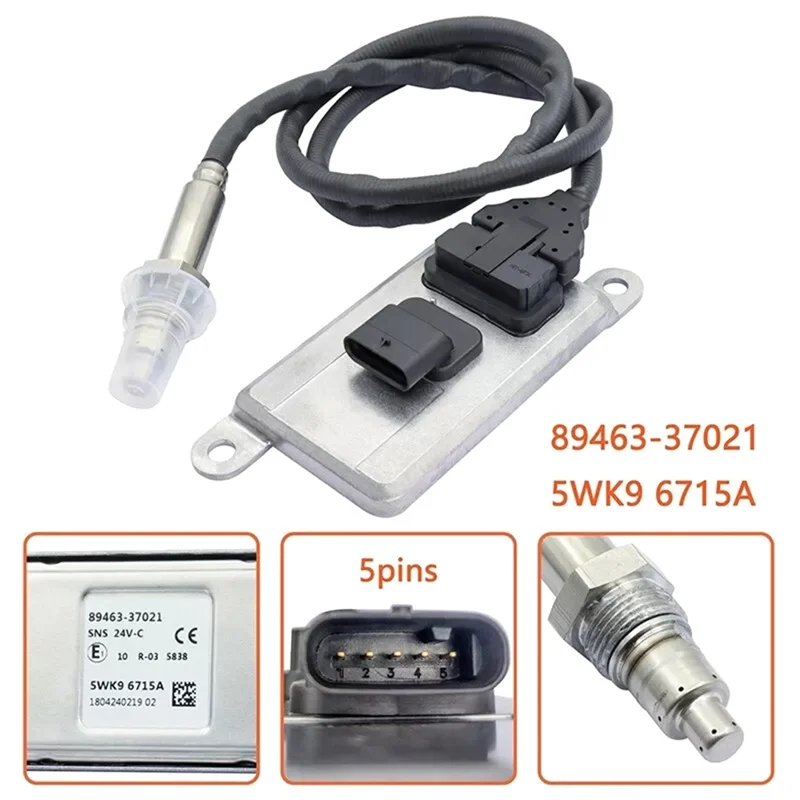 Датчик Nox 24 В, 8-проводной для грузовика Hino Toyota Detroit, вход 89463-37021 5WK96715A