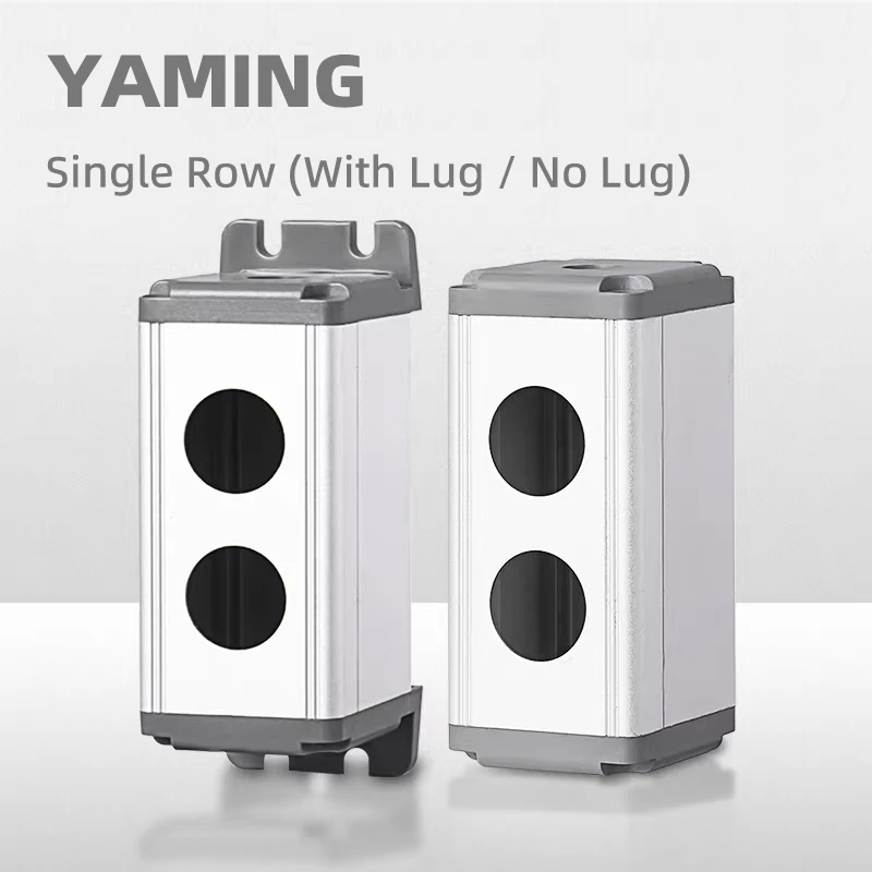 16/19/22 Mm Hợp Kim Nhôm Hộp Bảo Vệ Cho Kim Loại Công Tắc Ấn Nút IP67 Chống Nước Công Nghiệp 12/ 3/4 Lỗ Hàng Đơn