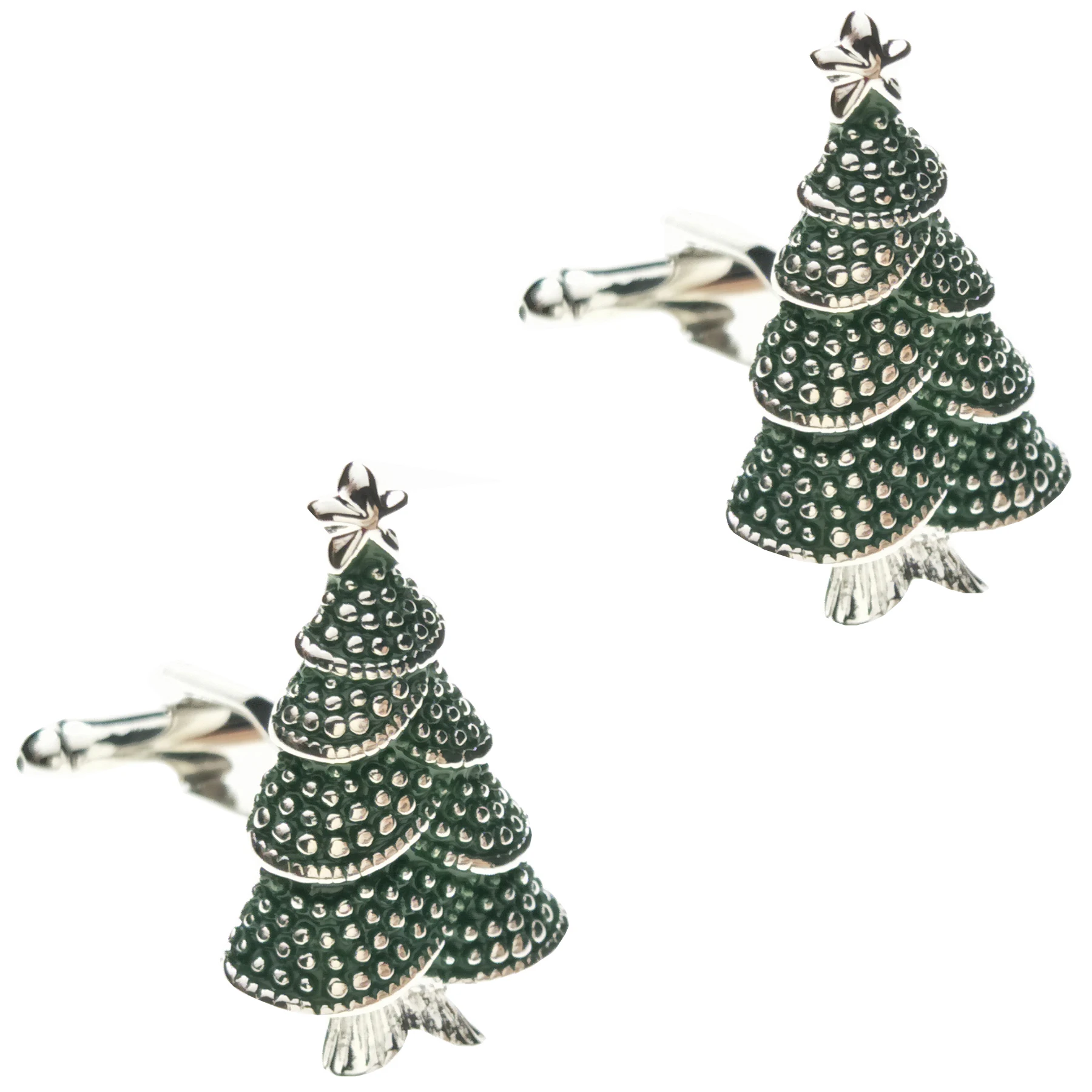 4 desain TZG mode Natal manset pria manset Tautan pohon ayah (2 pasang/Lot)