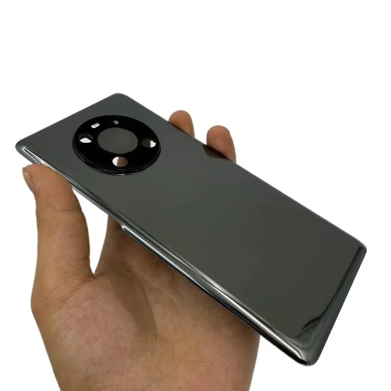 Back Battery Glass Cover For Huawei Mate 40 Pro Rear Lid Phone Housing Case With Camera Frame lenses + Adhesive Replacement