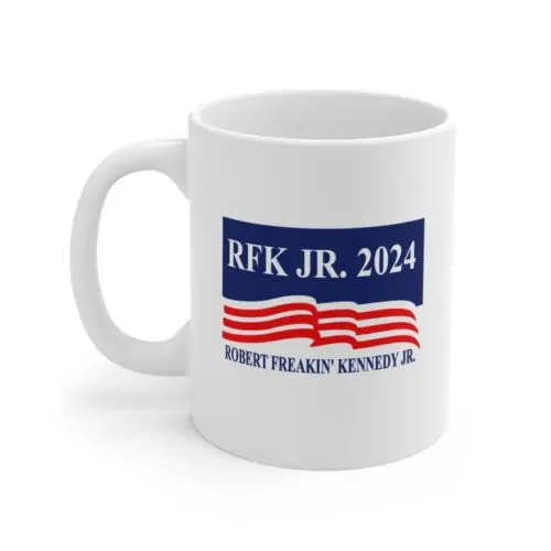 

RFK JR Mug White Ceramic 11 oz