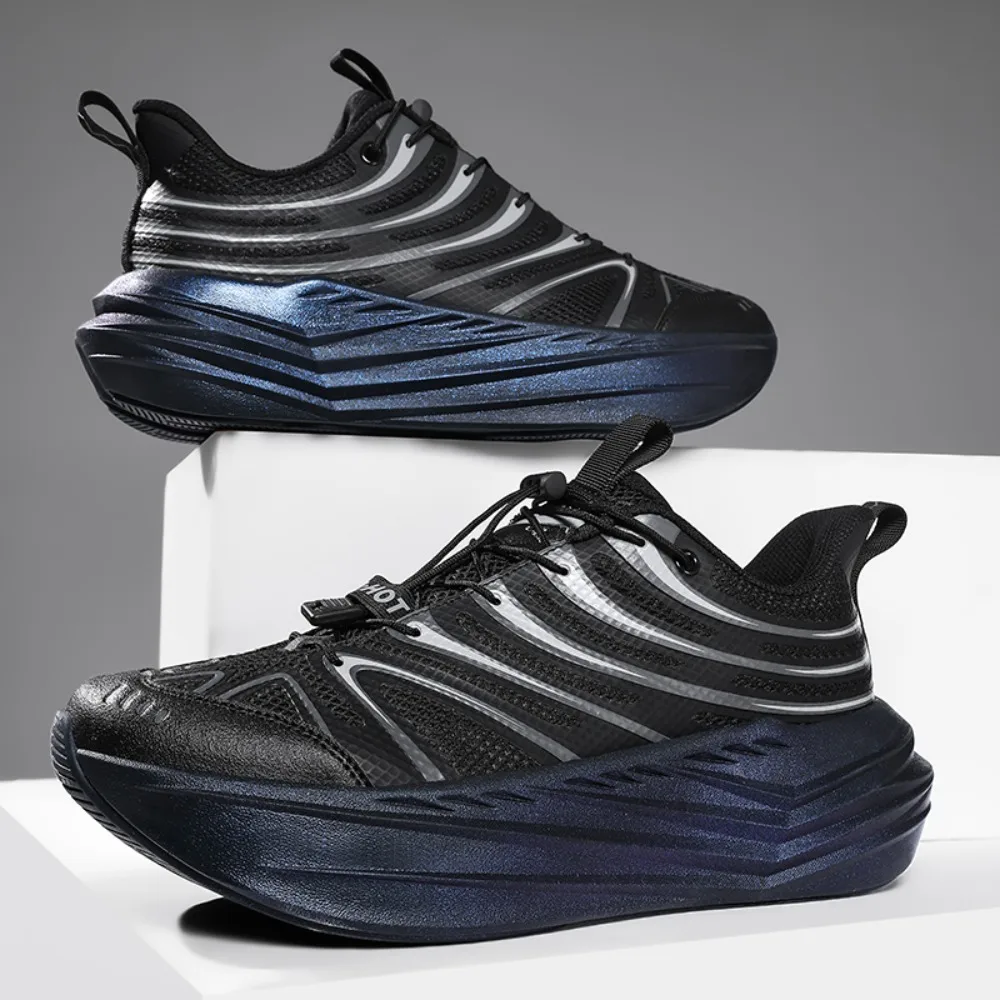 

Мужские кроссовки для бега на открытом воздухе, дышащие, нескользящие, с амортизацией, роскошные, для пар, сетчатые, для бездорожья