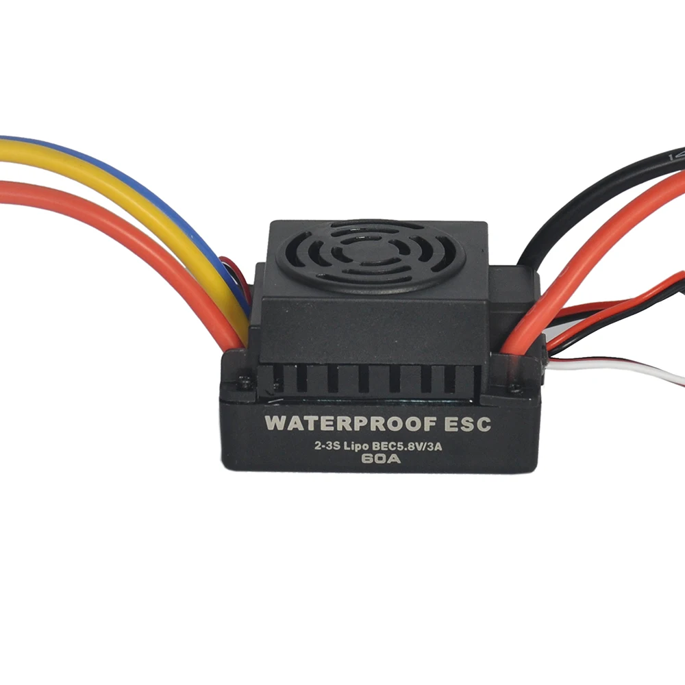 Waterproof ESC 60A 80A 120A S-80A S-120A Brushless ESC Electric Speed Controller with 5.5V / 3A BEC for 1/8 1/10 1:10 RC Car