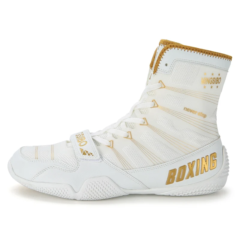 Breathable Mesh Boxing Shoes for Men & Women  Professional Wrestling & Squat Training Footwear Plus Sizes