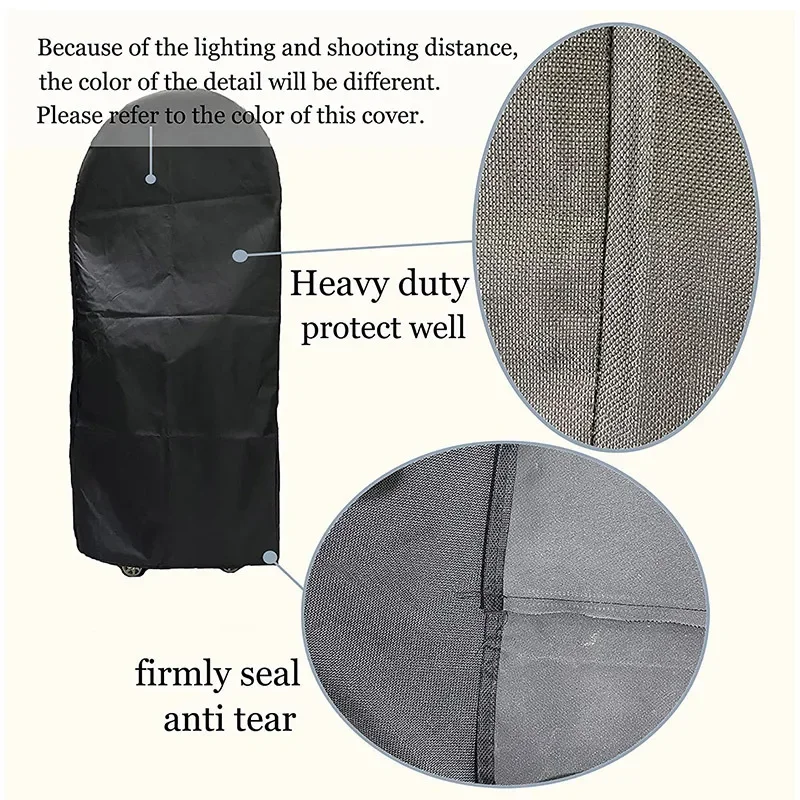 Polyester cloth covered desktop floor standing water mist fan cover, fan dust cover