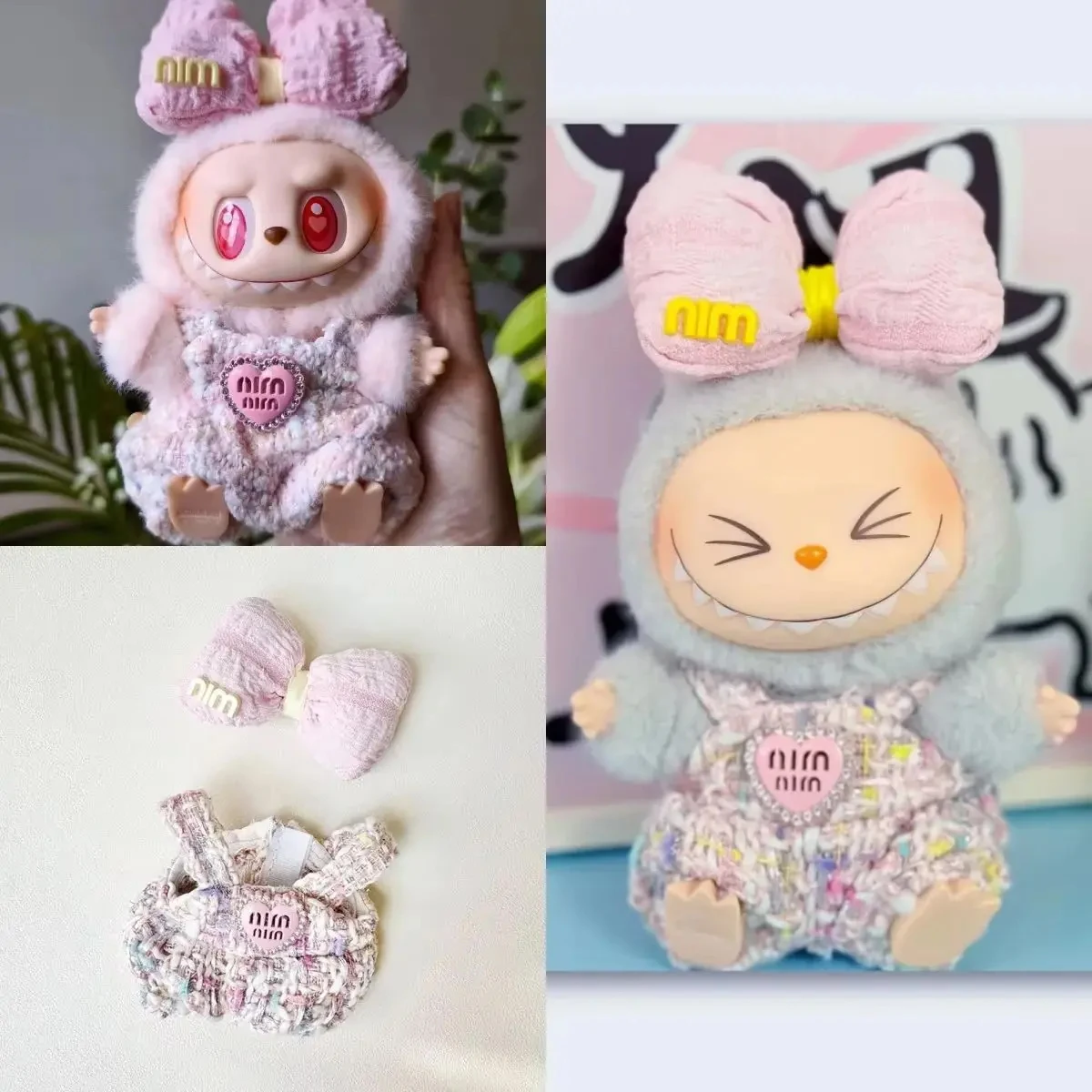 

Одежда Labubu 17 см — серия Little Fragrance: комплект юбки и комбинезона