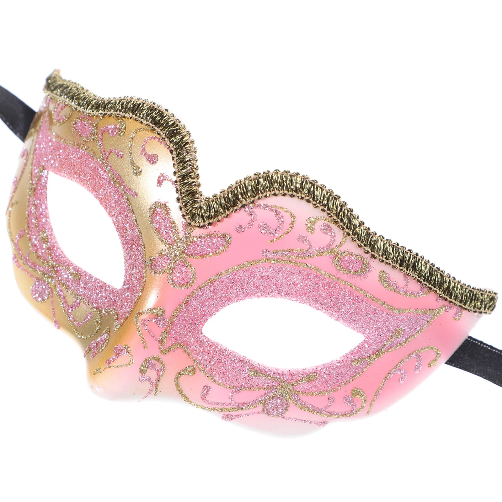 Goud Glitter Kinderen Half Gezicht Maskerade Masker Halloween Carnaval Party Cosplay Duurzaam Plastic Kindermasker Prop Maskerade Maskers