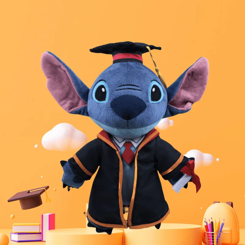 

30 см стежка Дисней плюшевые игрушки доктор выпускник Kawaii Pixar аниме мультфильм плюшевые стич куклы мягкий подарок для детей