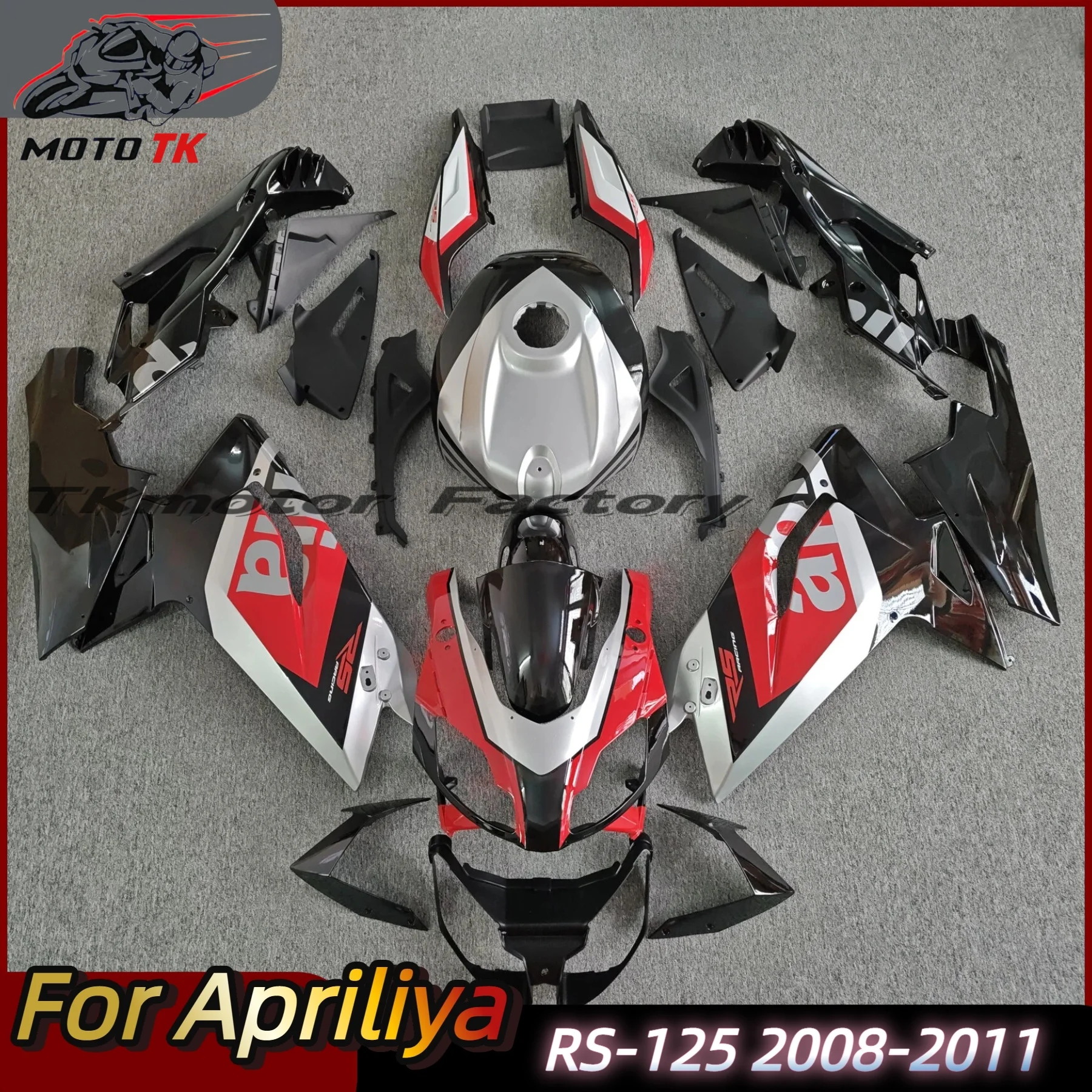

New ABS Motorcycle Fairings Fit For Aprilia RS 125 RS125 2006 2007 2008 2009 2010 2011 06 07 08 09 10 11 Bodywork Set