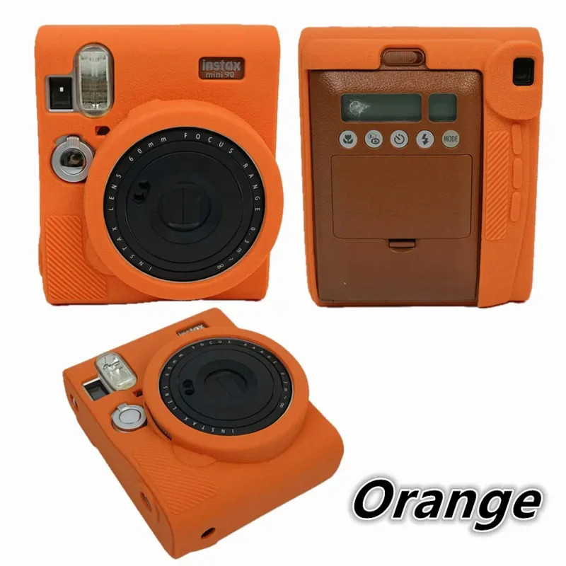 

For Fujifilm Instax Mini 90 protector camera bag anti-skid texture design silicone Armor Skin case protective body cover