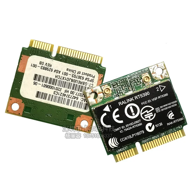 Half Mini PCIe Wlan Wireless Card 670691-001 For RaLink RT5390 HP G7 436 CQ45 CQ57 G4 4340S 4445s 691415-001 Pci-e WiFi Board