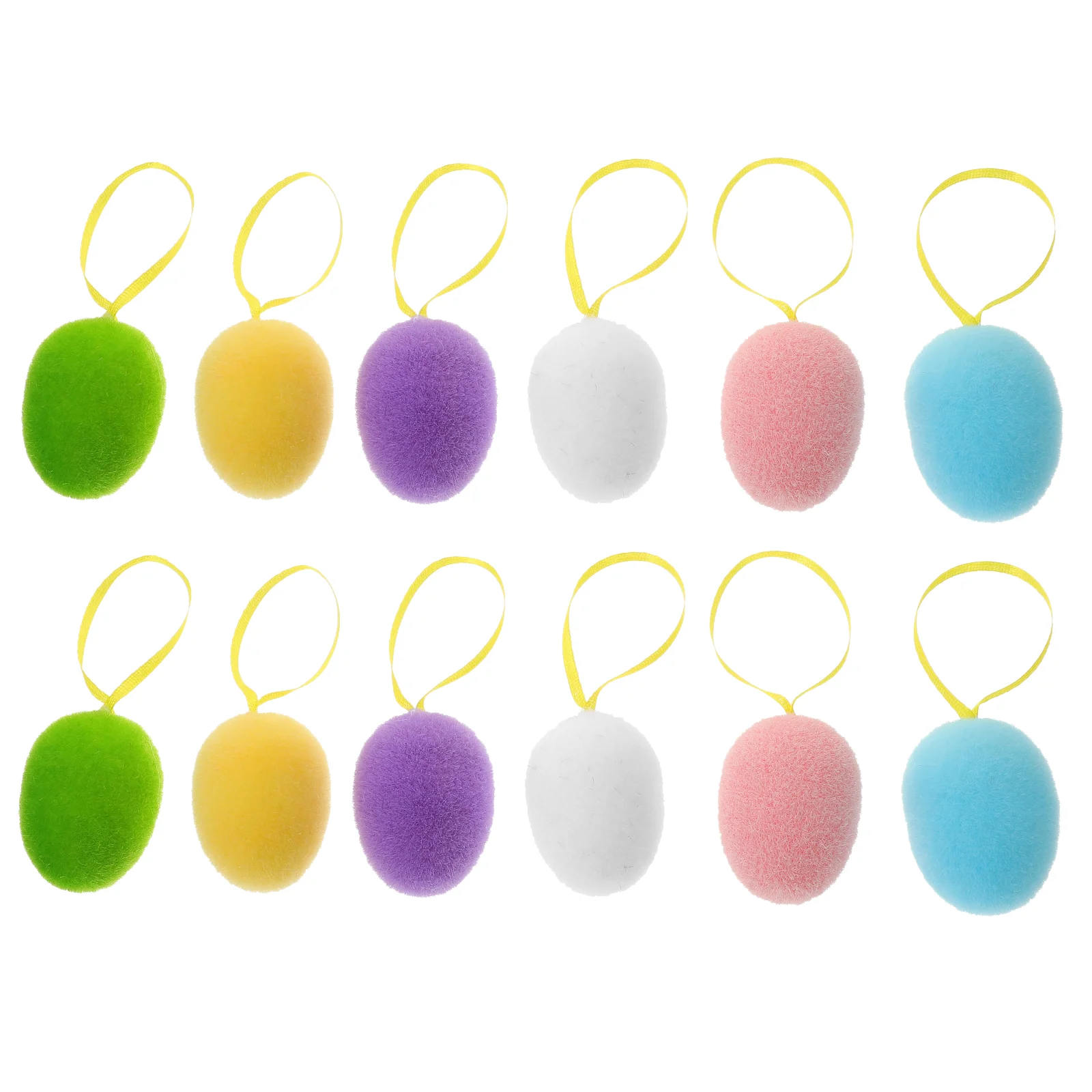 

24 Pcs Easter Eggs Exquisite Hanging Decorations Festival Scene Props Themed Foam Ornament