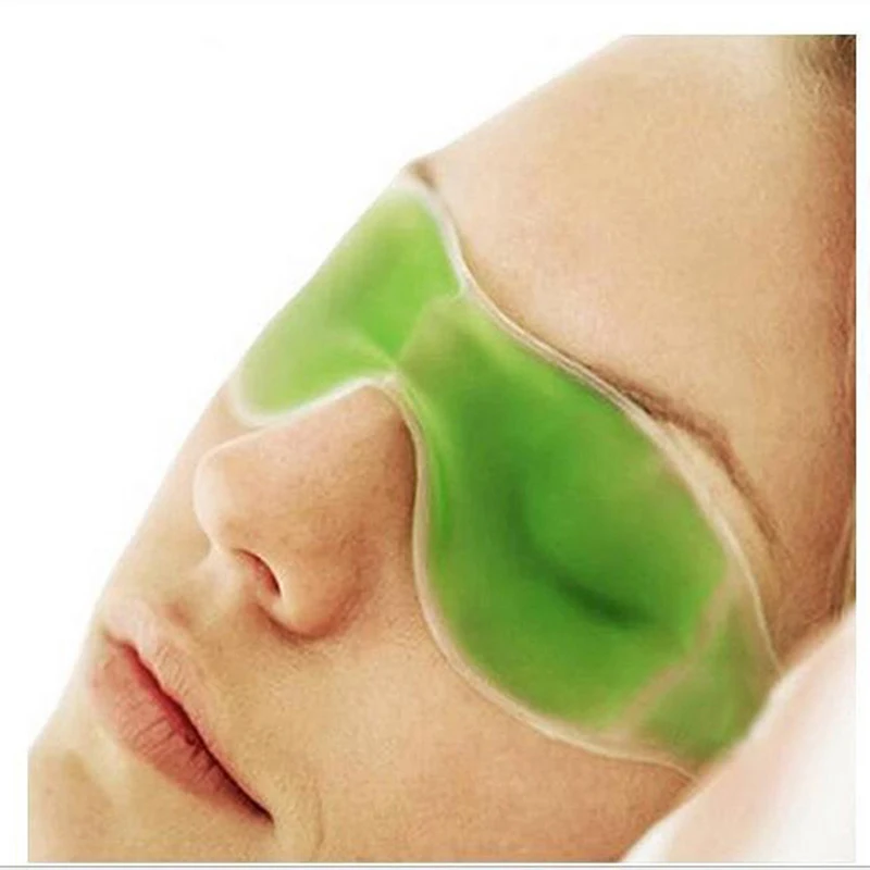 1Pc Gel Eye Mask Cold Pack Warm Heat Ice Sleeping Tired Mask Eye Care Gel Cooling Ice Face Eye Mask