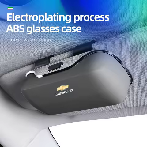 Car Glasses Clip Sunglasses Box Genesis Sun Visor Eyeglasses Card Ticket Holder For Chevrolet CRUZE Spark Captiva Epica SS Onix