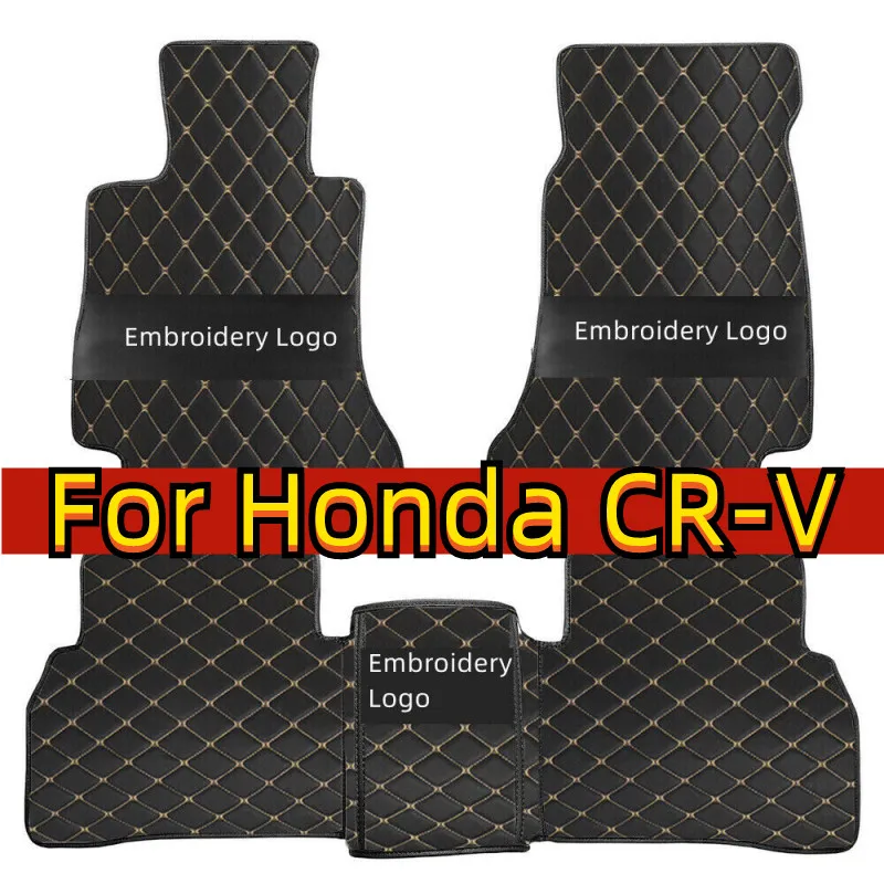 

LHD Car Floor Mats For Honda CR-V CRV 2011 2010 2009 2008 2007 Auto Interior Accessories Carpets Custom Waterproof Leather Rugs