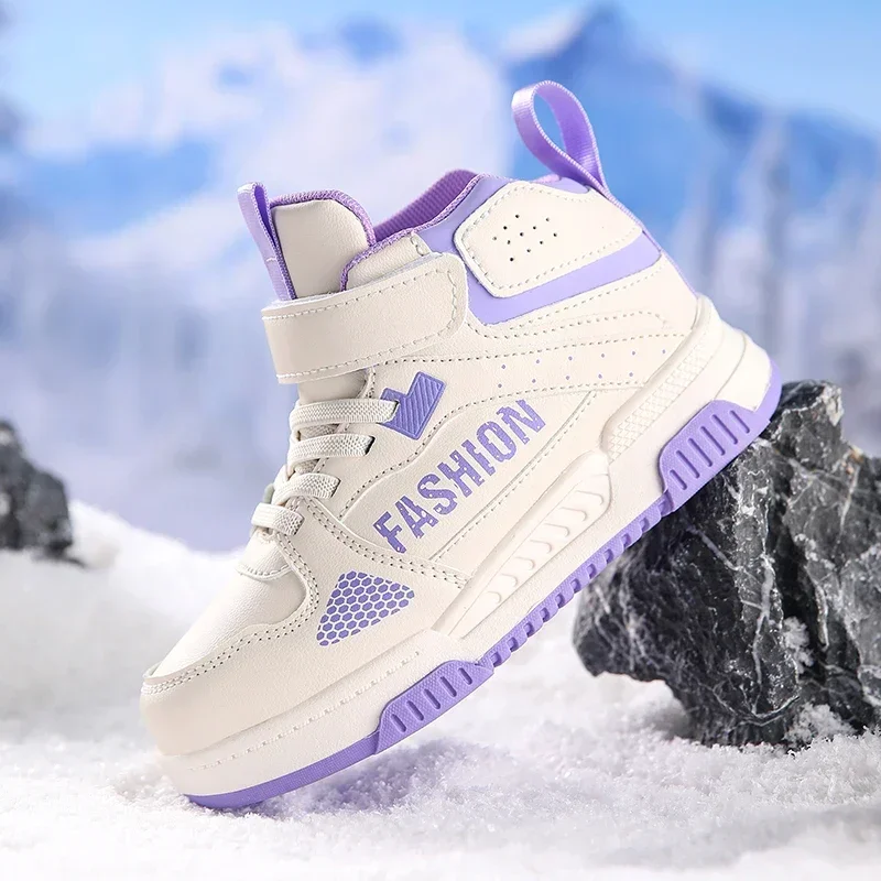 

Модные кроссовки для девочек, детская повседневная обувь, роскошные высокие осенние детские кроссовки, школьная теннисная спортивная обувь для мальчиков