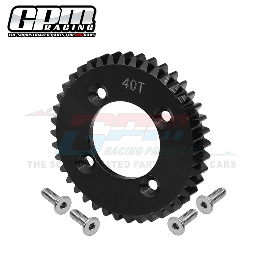 GPM Metal Steel 40T 41T Spur Gear Main Gear LOS232025 for LOSI 1/10 Lasernut U4 Tenacity DB TT Pro Upgrade Parts Accessories