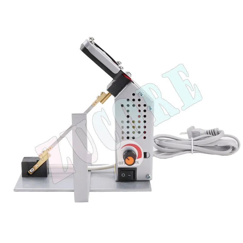 YC-18 شريط لاصق كهروميكانيكي ساخن سكين قابل للتعديل آلة القطع الساخنة علامة تجارية يدوية صغيرة