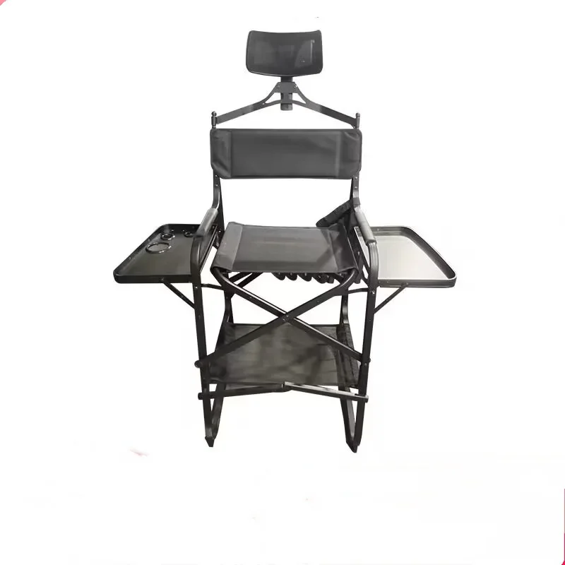 Folding Makeup Chair Outdoor Fishing Chair Director Chair High Bar Chairs  Portable Home Camping Beach Travel Leisure Seat